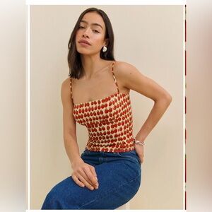 NWT Reformation Overland top in size 6. Sold out online